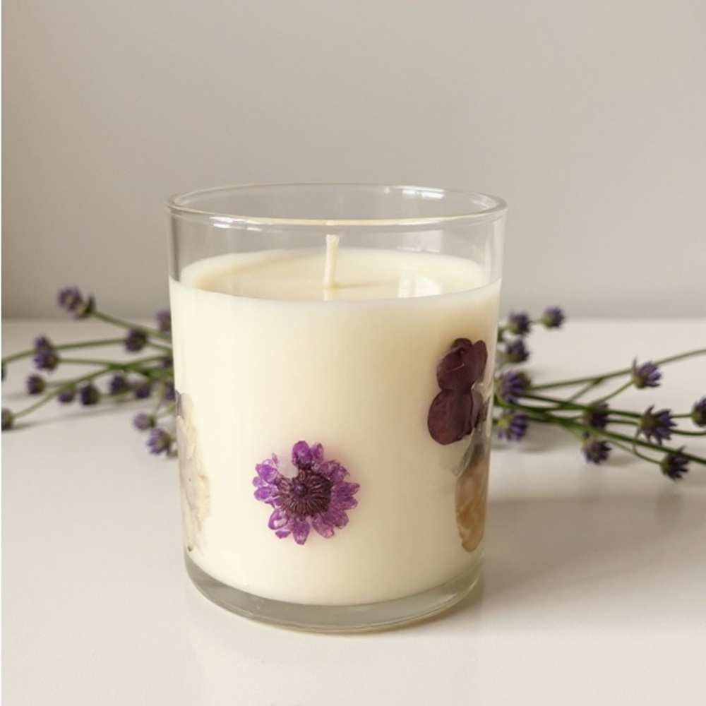 Lavender Sage Scented Candle - Picture 3 of 4